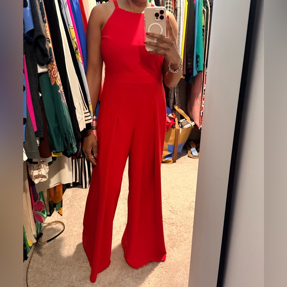 Elegant Red Banana Republic Jumpsuit